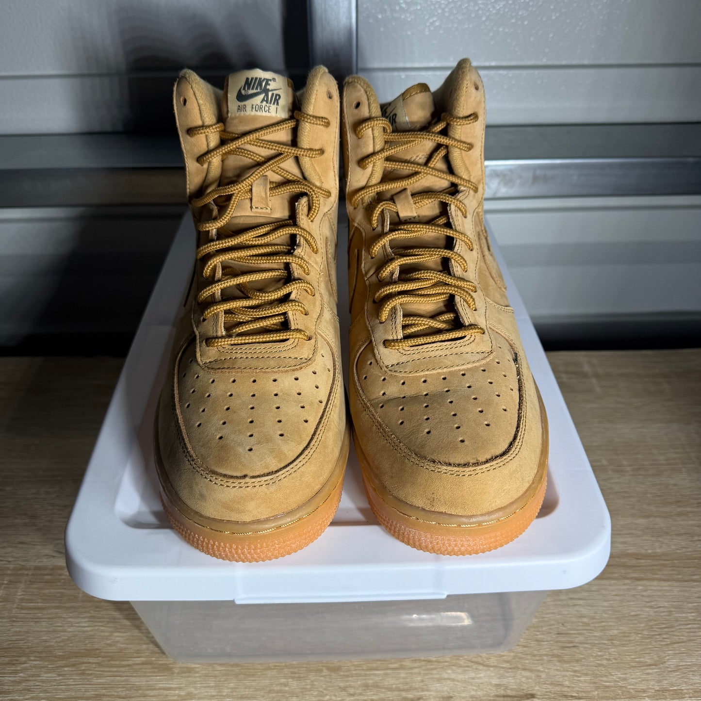 Size 10 - AF 1 '07 High Flax Wheat
