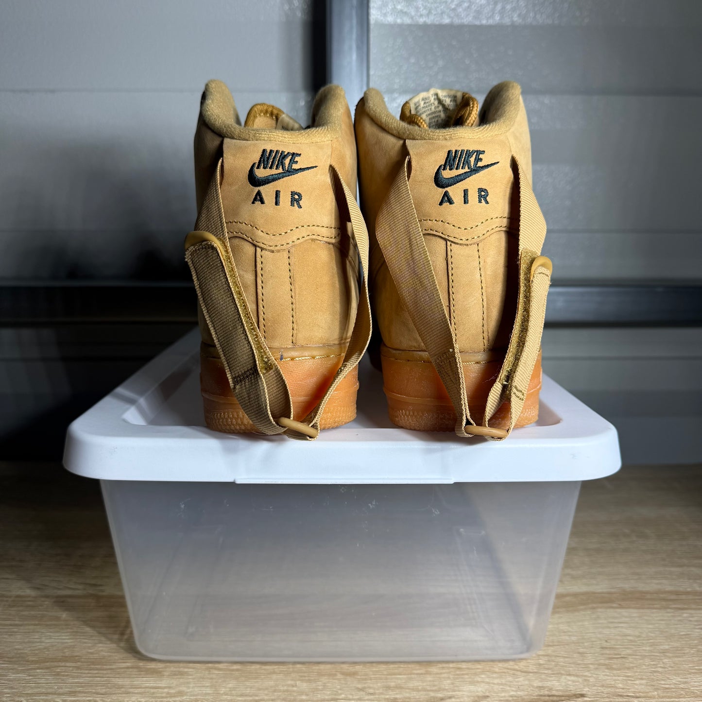 Size 10 - AF 1 '07 High Flax Wheat