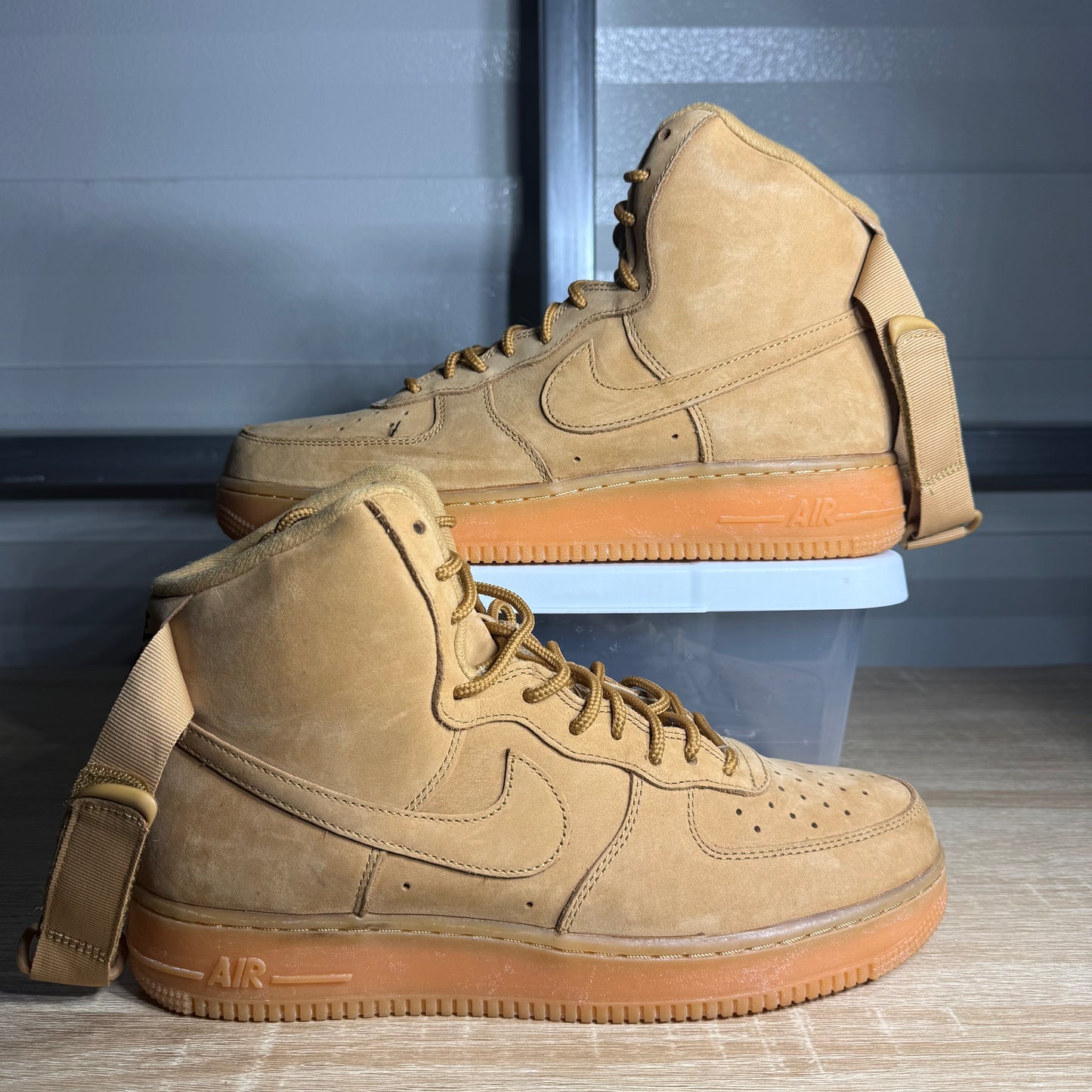 Size 10 - AF 1 '07 High Flax Wheat