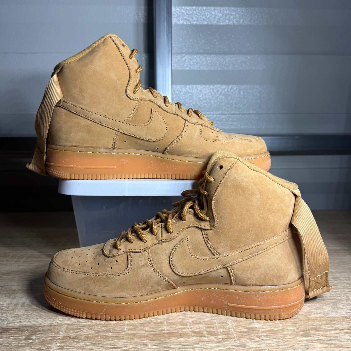 Size 10 - AF 1 '07 High Flax Wheat