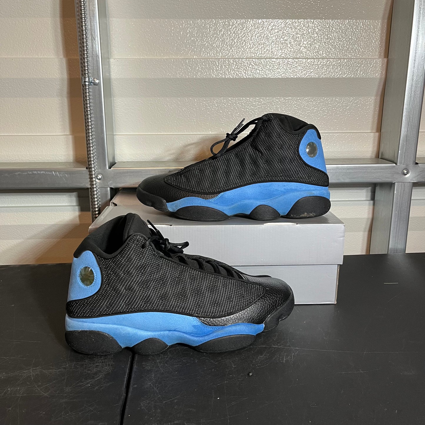 Size 12 - AJ 13 Retro Black University Blue