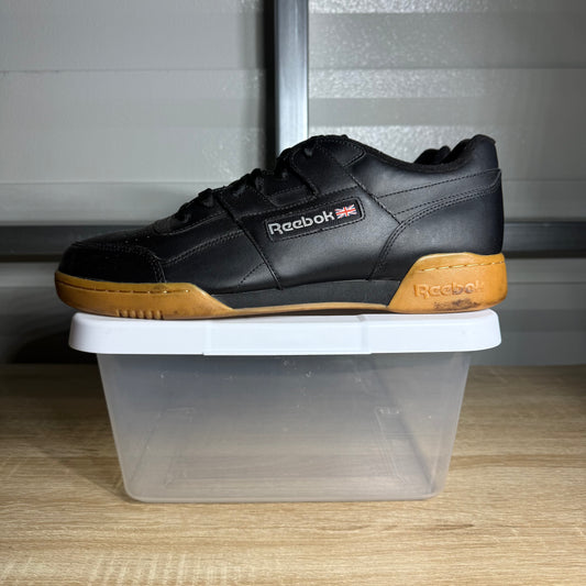 Size 10.5 - Reebok Classic Workout Plus Black and Gum