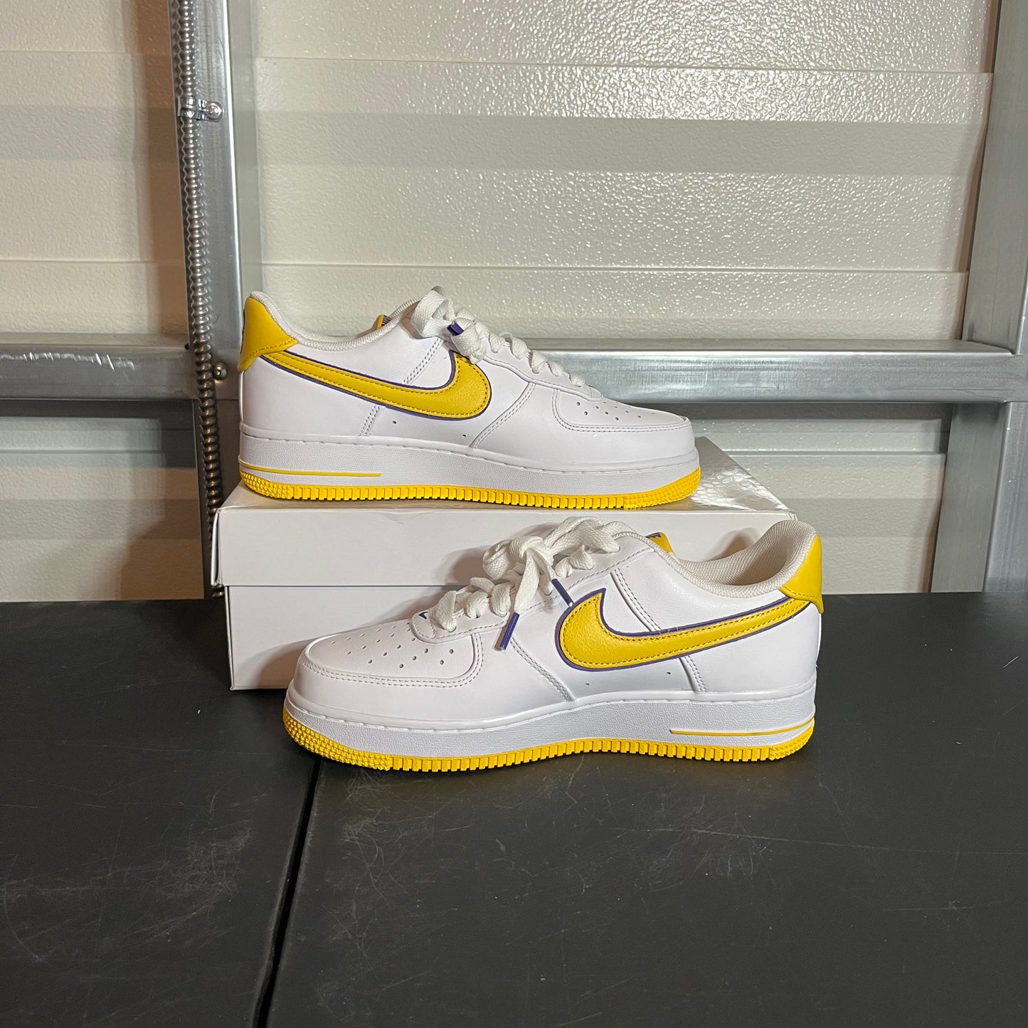 Size 8.5 - AF 1 Low Retro Kobe Bryant Lakers Home