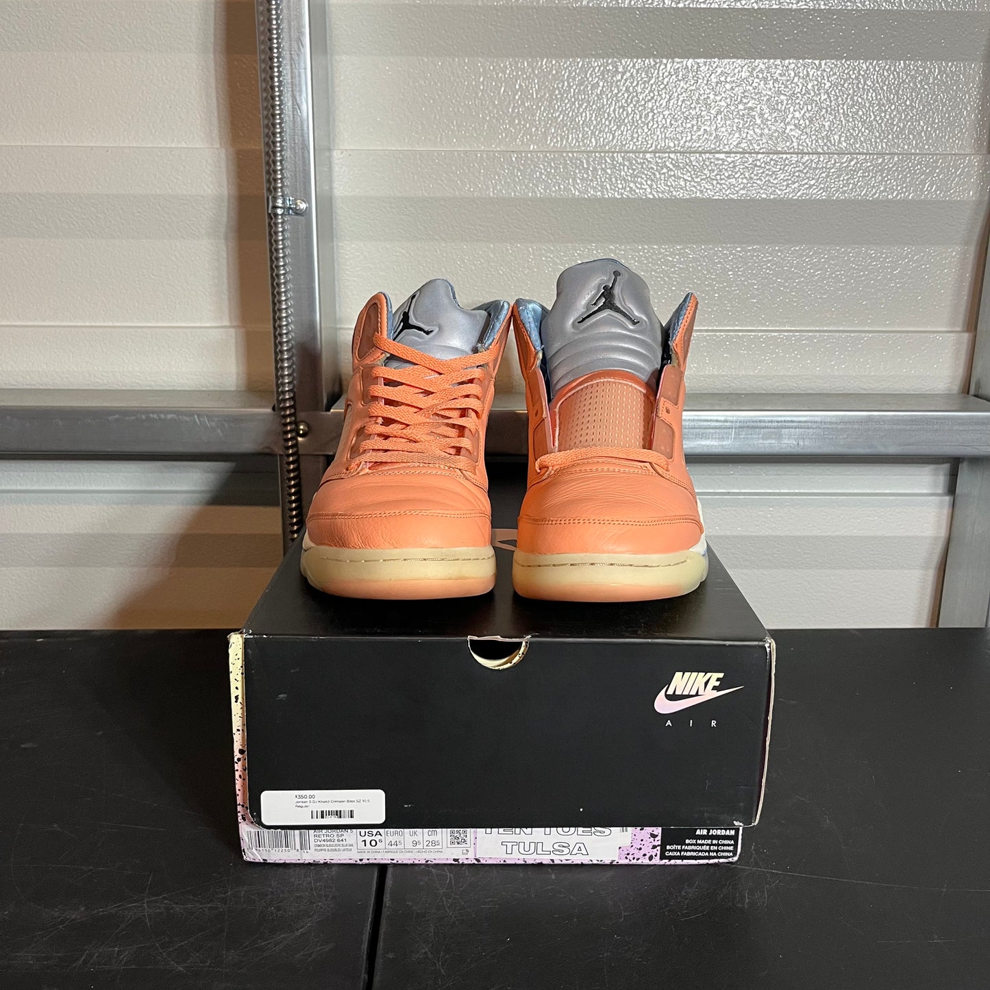 Size 10.5 - AJ 5 Retro DJ Khaled We The Best Crimson