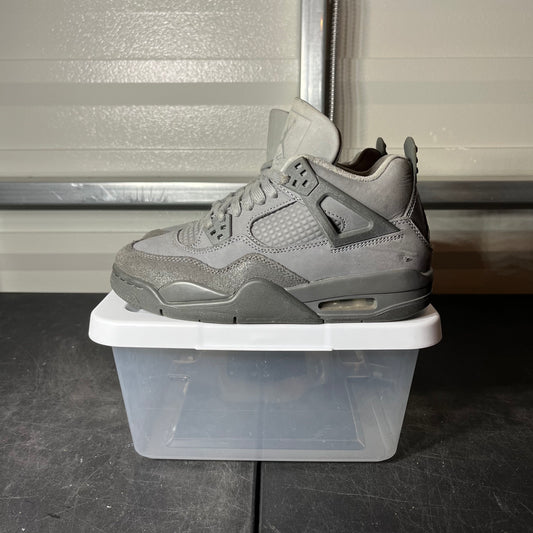 Size 5.5 - AJ 4 Wet Cement Grey