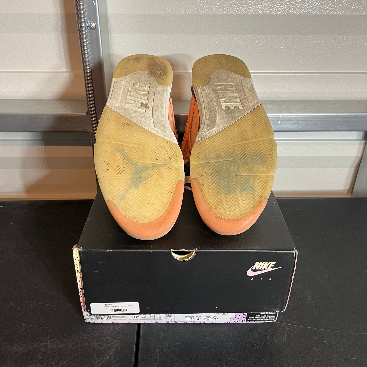 Size 10.5 - AJ 5 Retro DJ Khaled We The Best Crimson