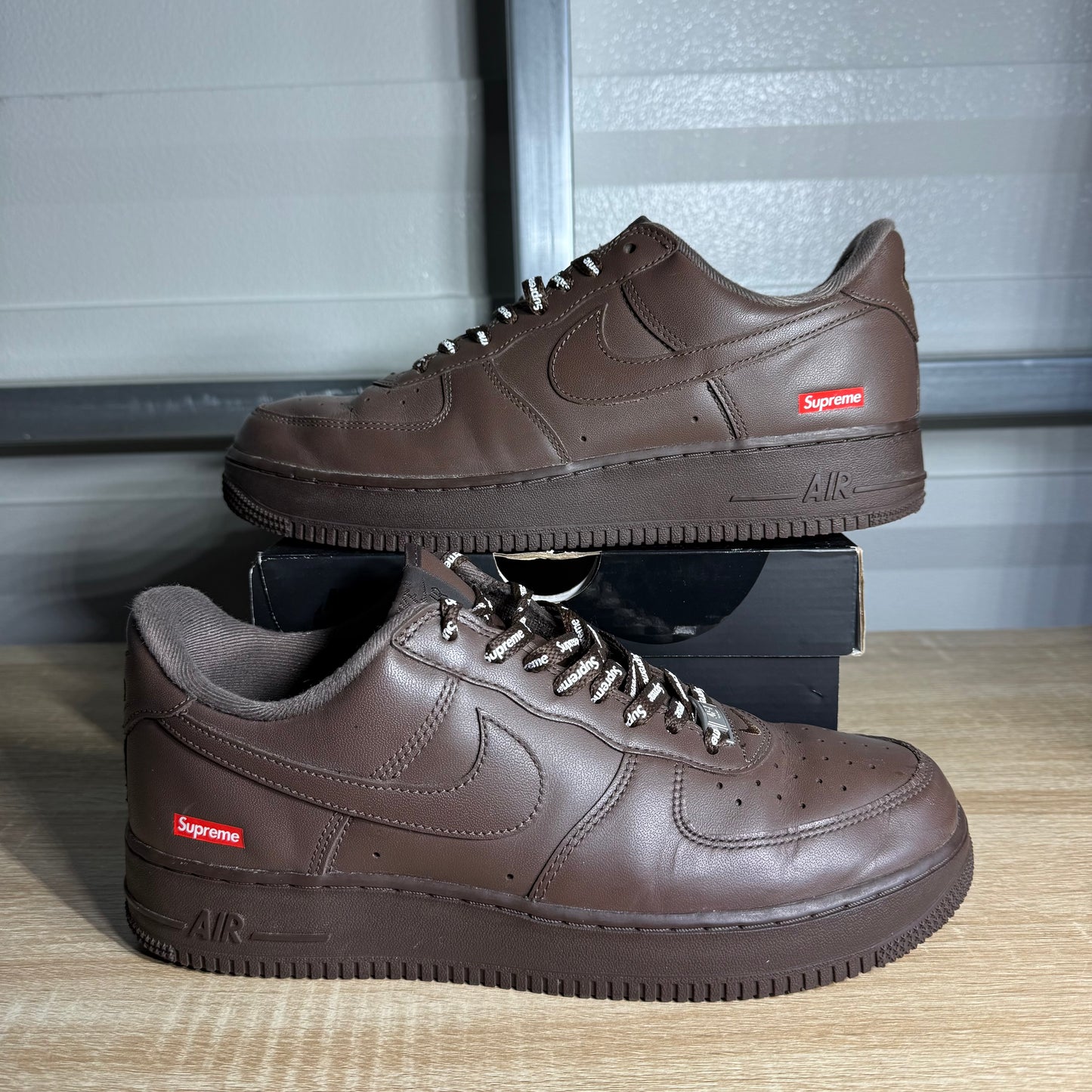 Size 9.5 - AF 1 Low Supreme Baroque Brown