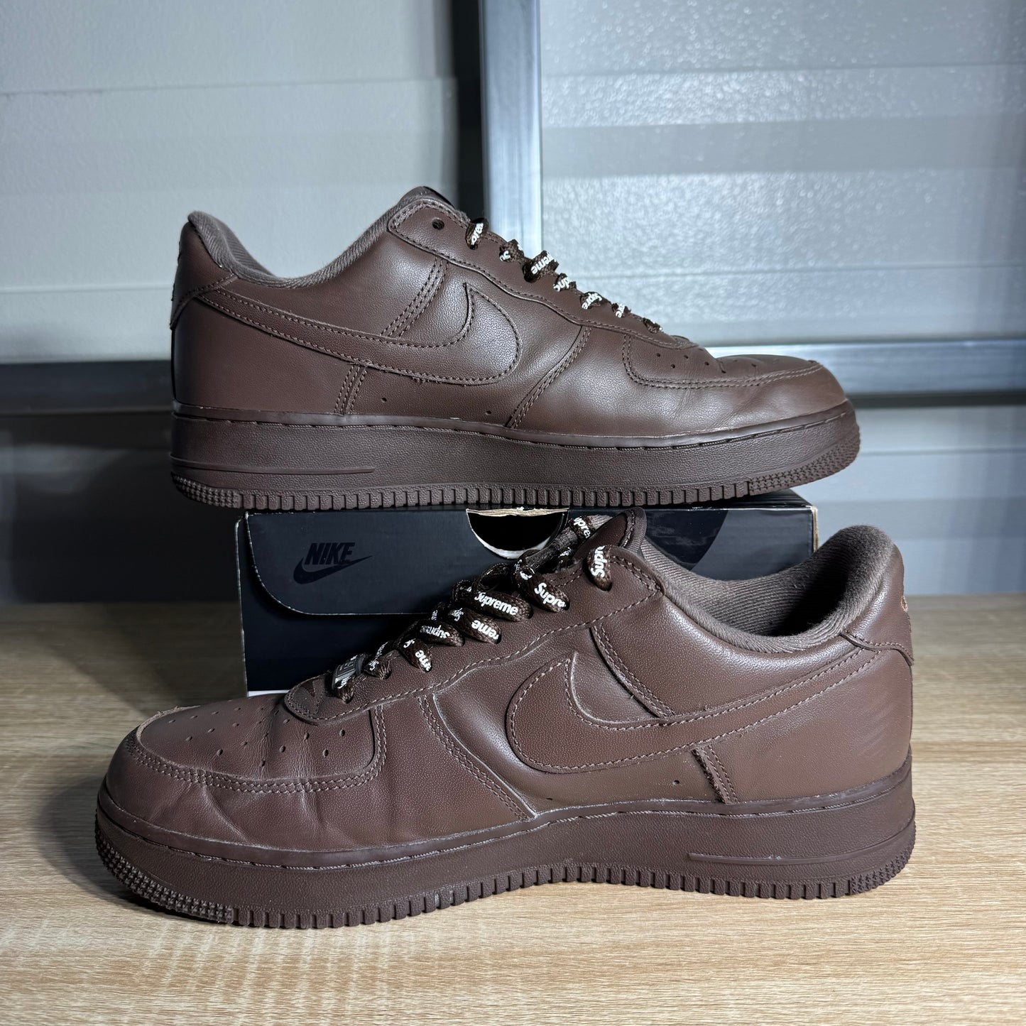 Size 9.5 - AF 1 Low Supreme Baroque Brown