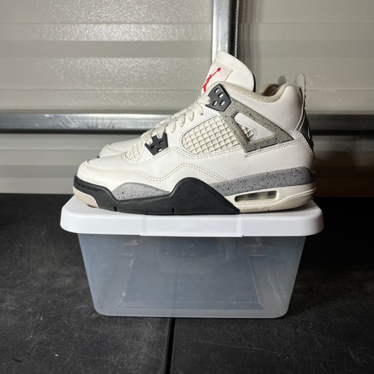 Size 6 - AJ 4 White Cement