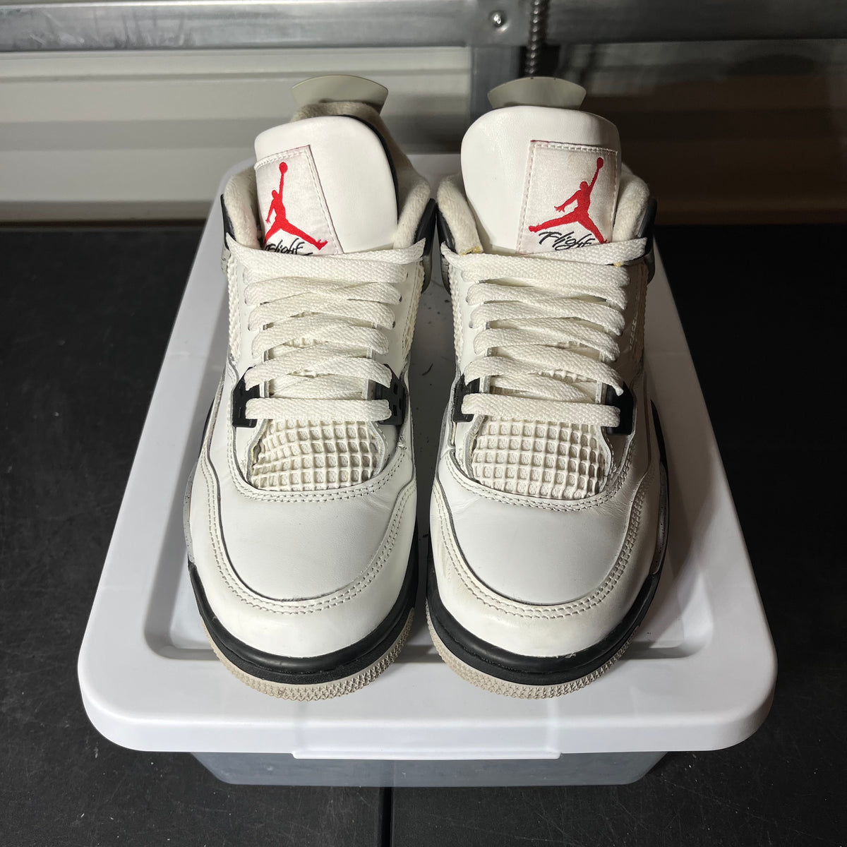 Size 6 - AJ 4 White Cement