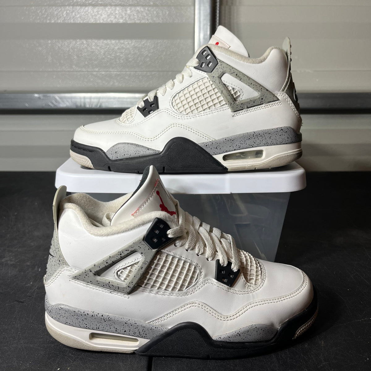 Size 6 - AJ 4 White Cement