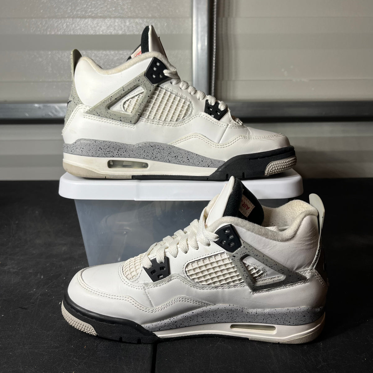 Size 6 - AJ 4 White Cement