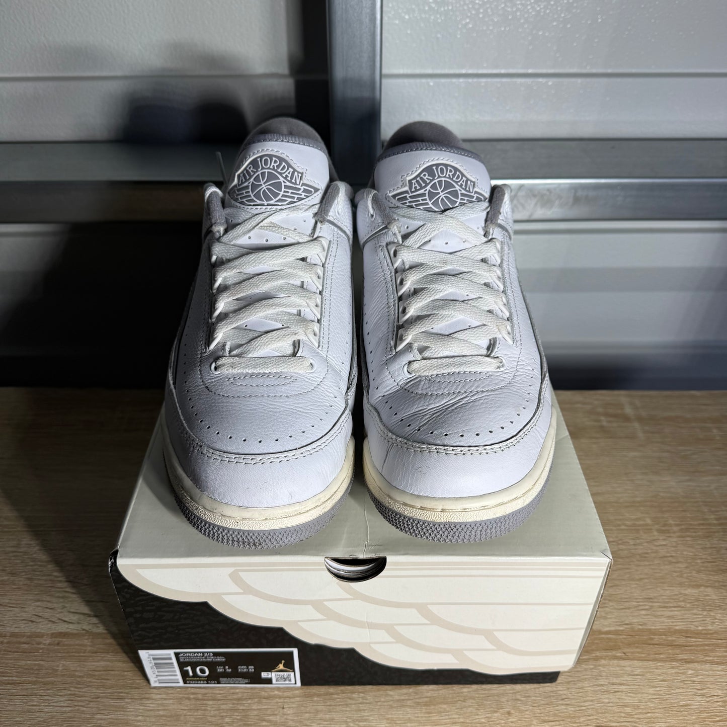 Size 10 - AJ 2/3 White Cement Grey