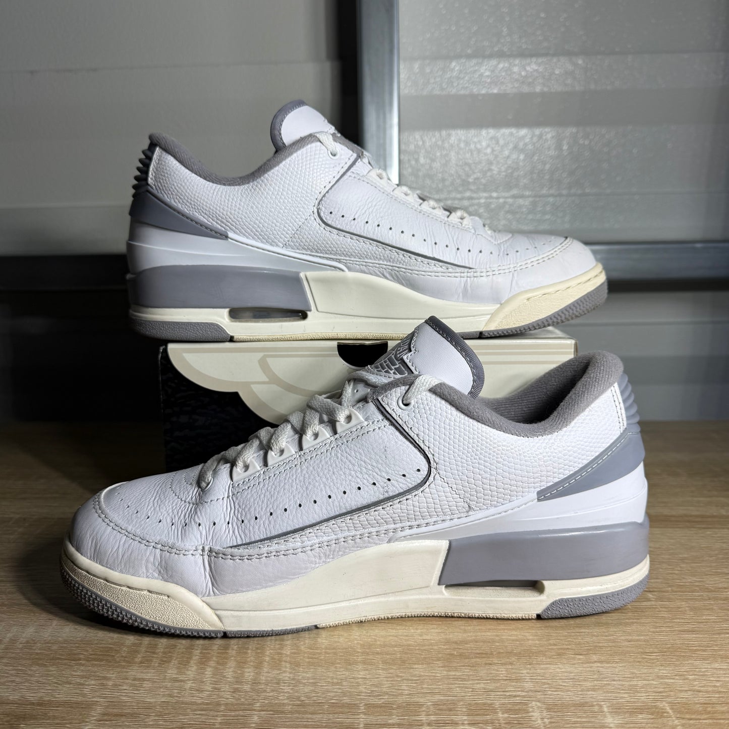 Size 10 - AJ 2/3 White Cement Grey