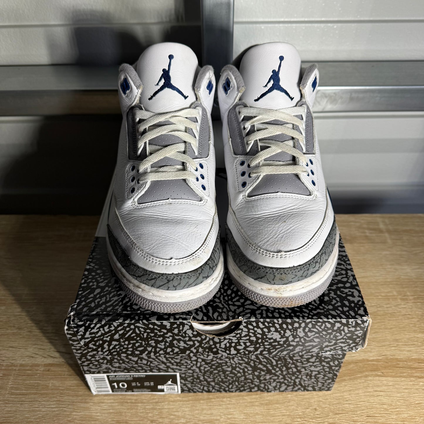 Size 10 - AJ 3 Retro Midnight Navy