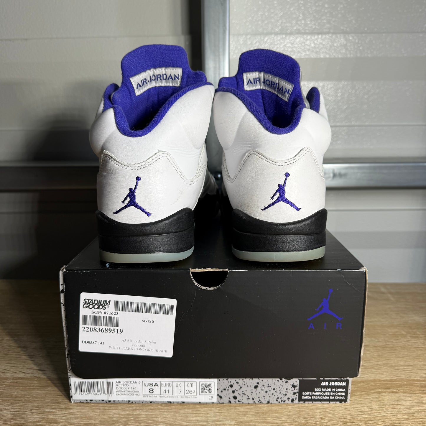 Size 8 - AJ 5 Retro Concord