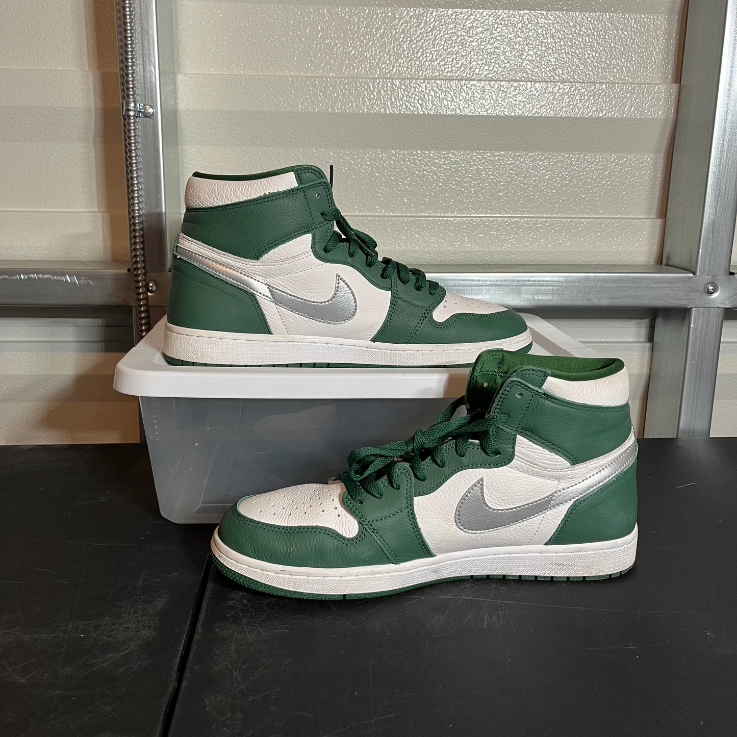 Size 12.5 - AJ 1 Retro High Gorge Green