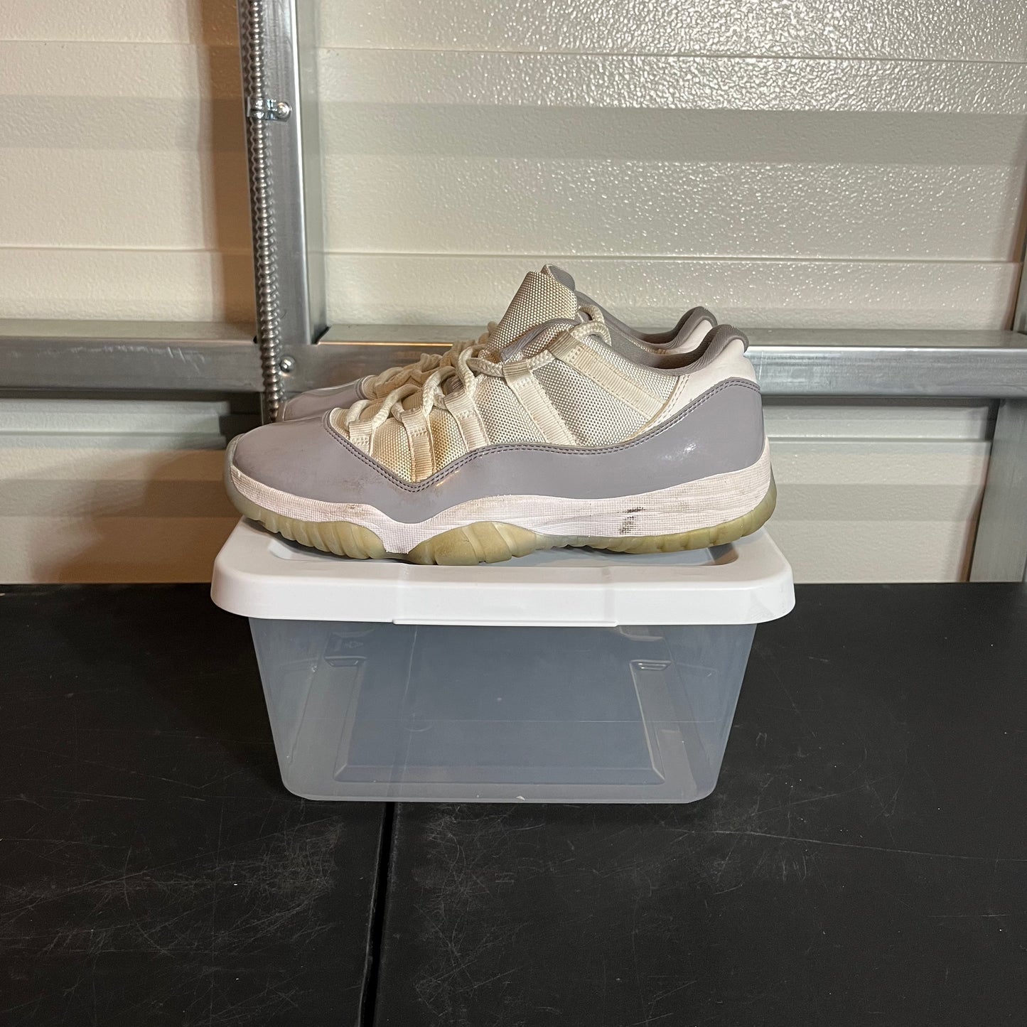 Size 7.5 - AJ 11 Retro Low Cement Grey