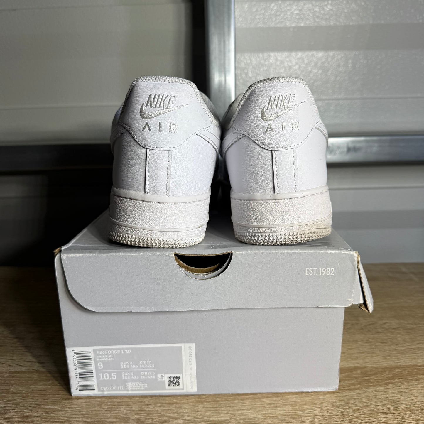 Size 9 - AF 1 Low '07 Triple White