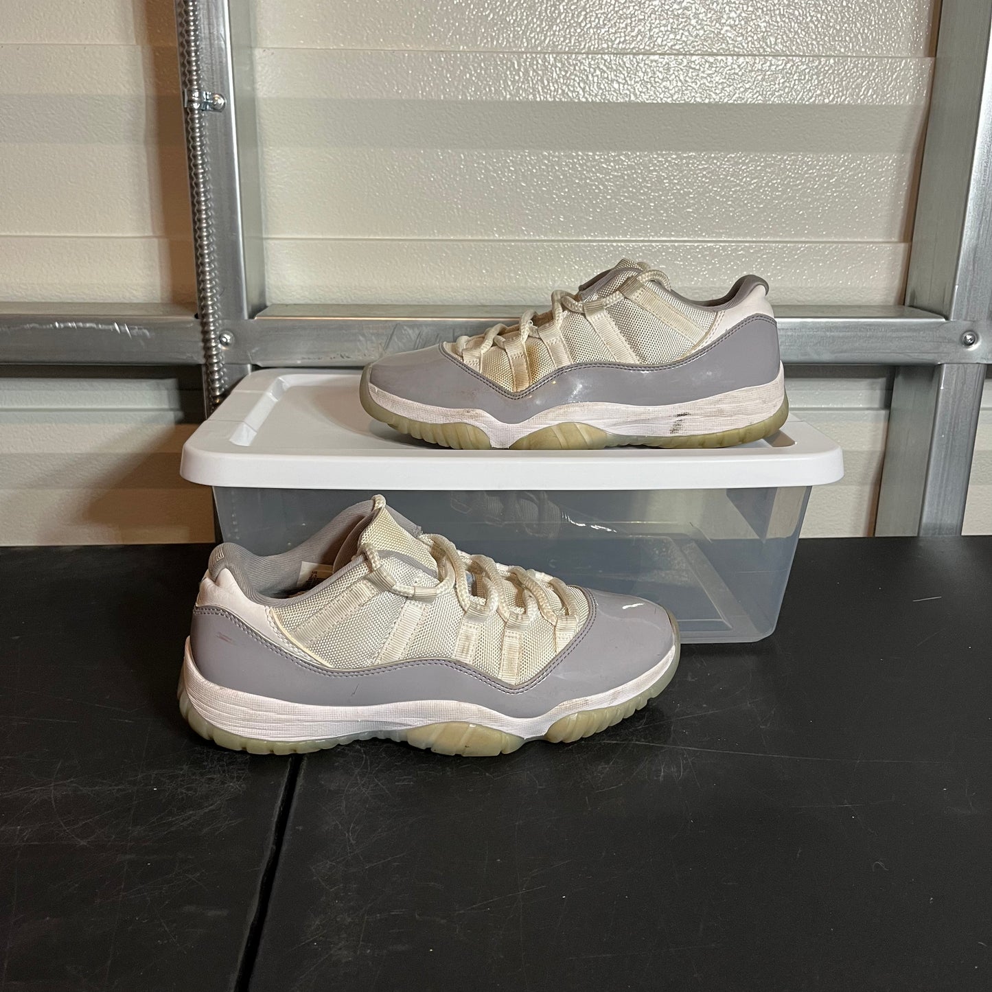 Size 7.5 - AJ 11 Retro Low Cement Grey