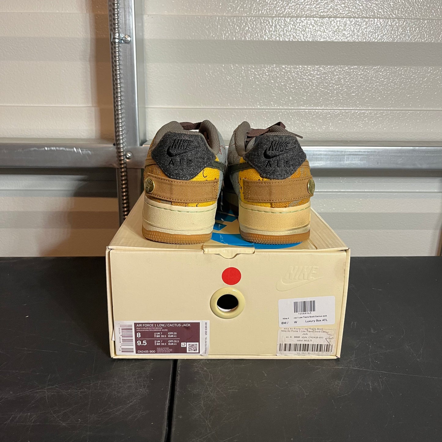 Size 8 - AF 1 Low Travis Scott Cactus Jack