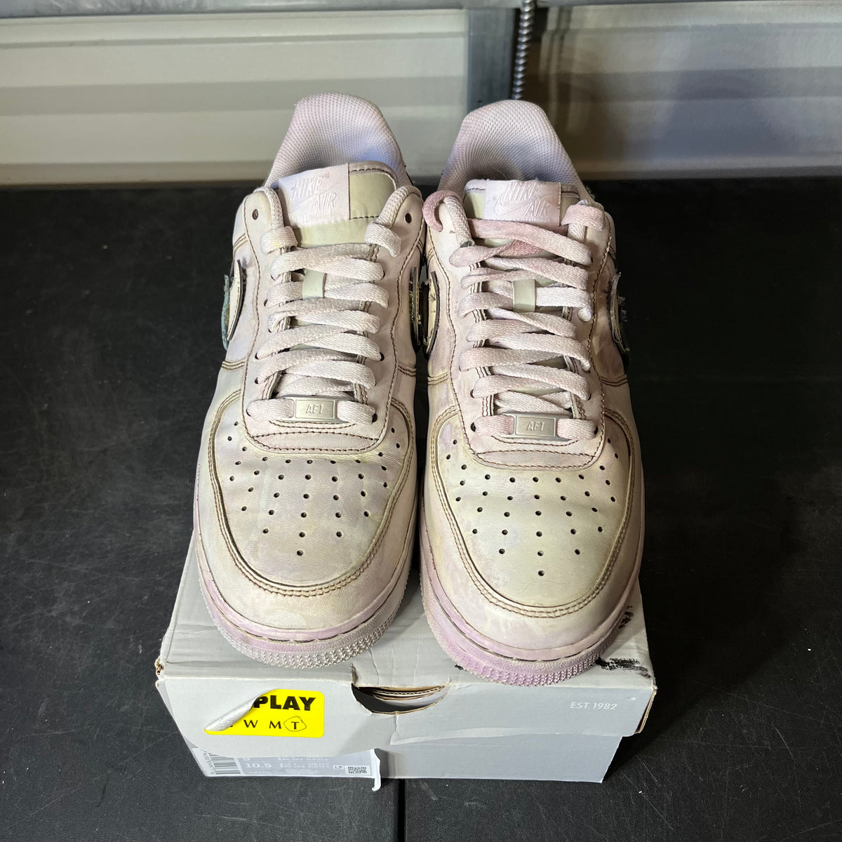 Size 9 - AF 1 Purple Tint Double Swoosh
