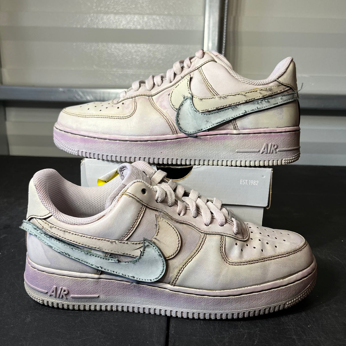 Size 9 - AF 1 Purple Tint Double Swoosh