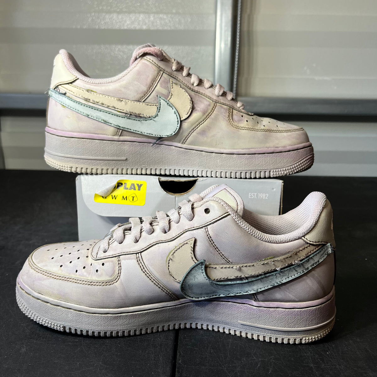Size 9 - AF 1 Purple Tint Double Swoosh