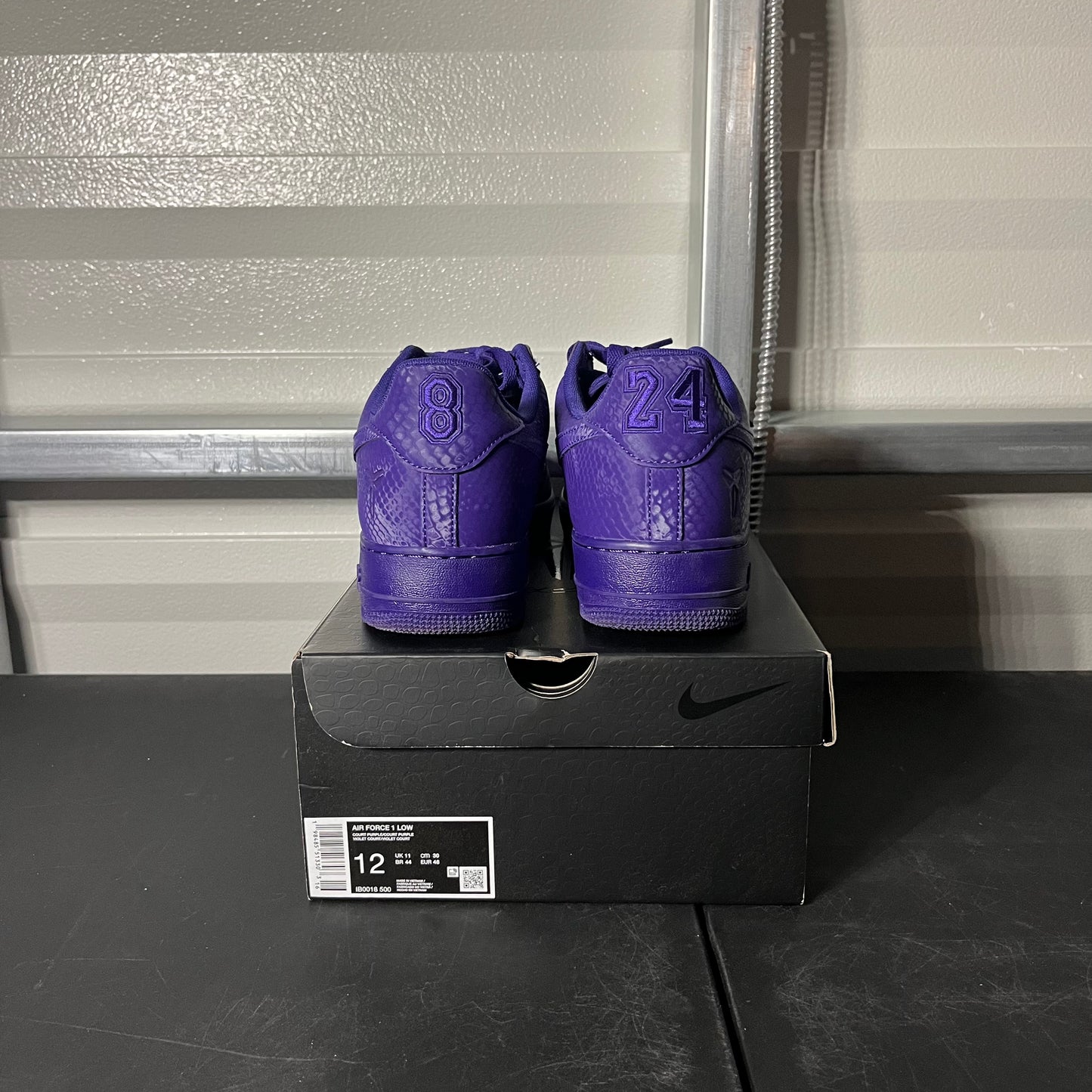 Size 12 - AF 1 Low Kobe Bryant Court Purple
