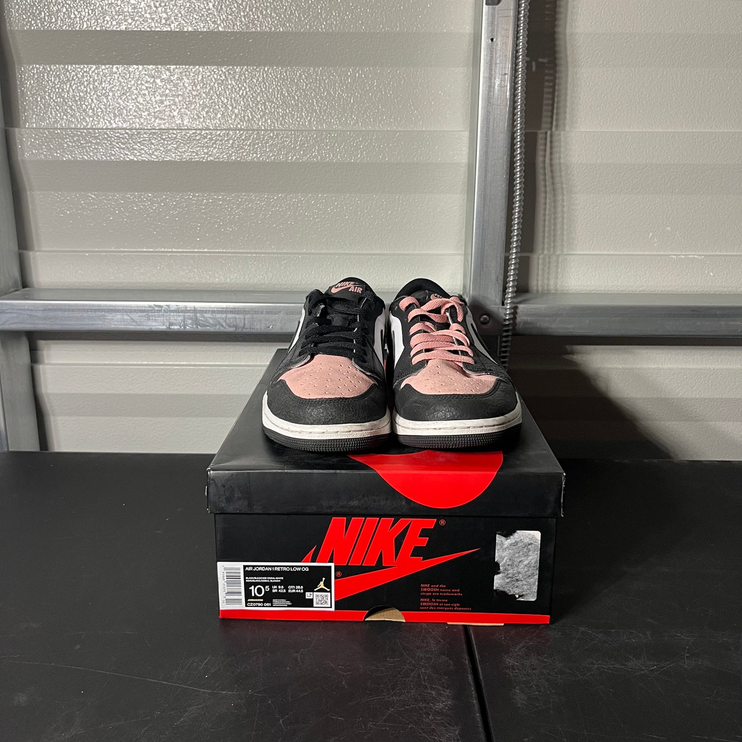 Size 10.5 - AJ 1 Retro Low Bleached Coral