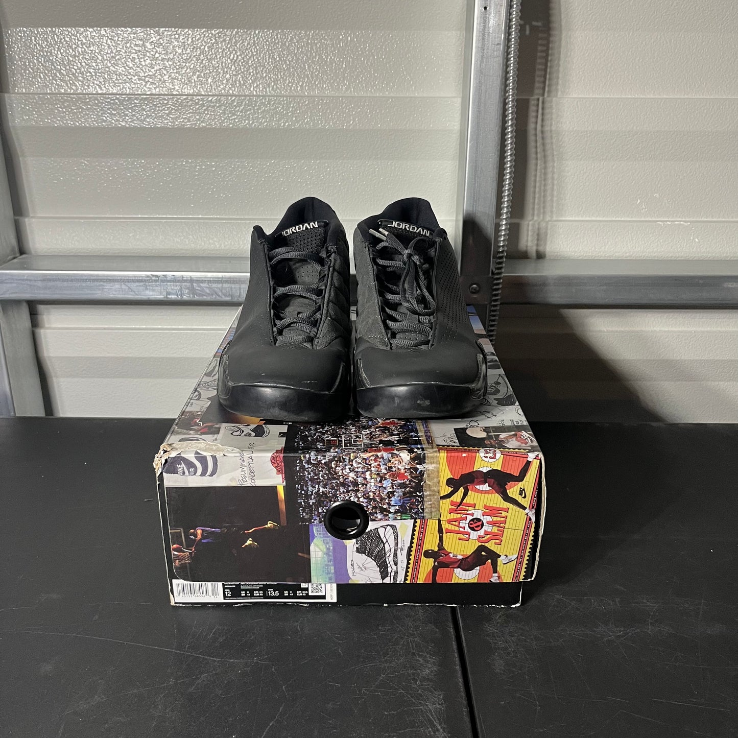 Size 12 - AJ 14 Retro Black Ferrari