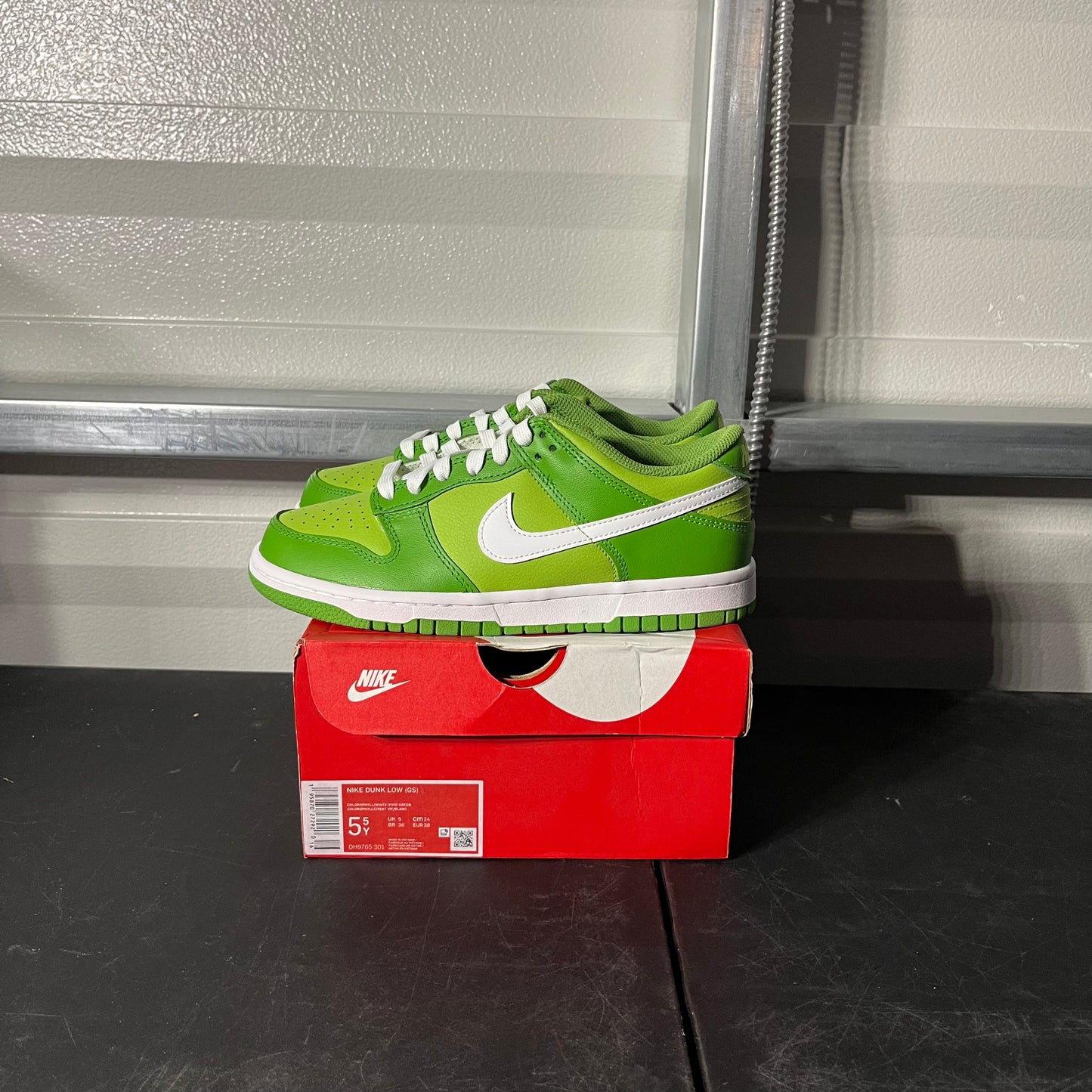 Size 5.5Y - Dunk Low Retro Chlorophyll