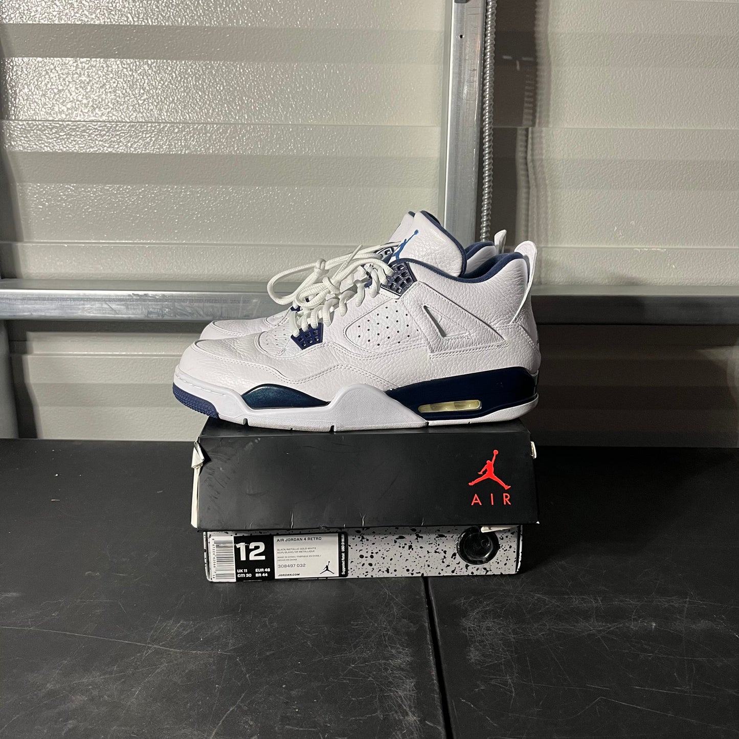 Size 12 - AJ 4 Retro Legend Blue