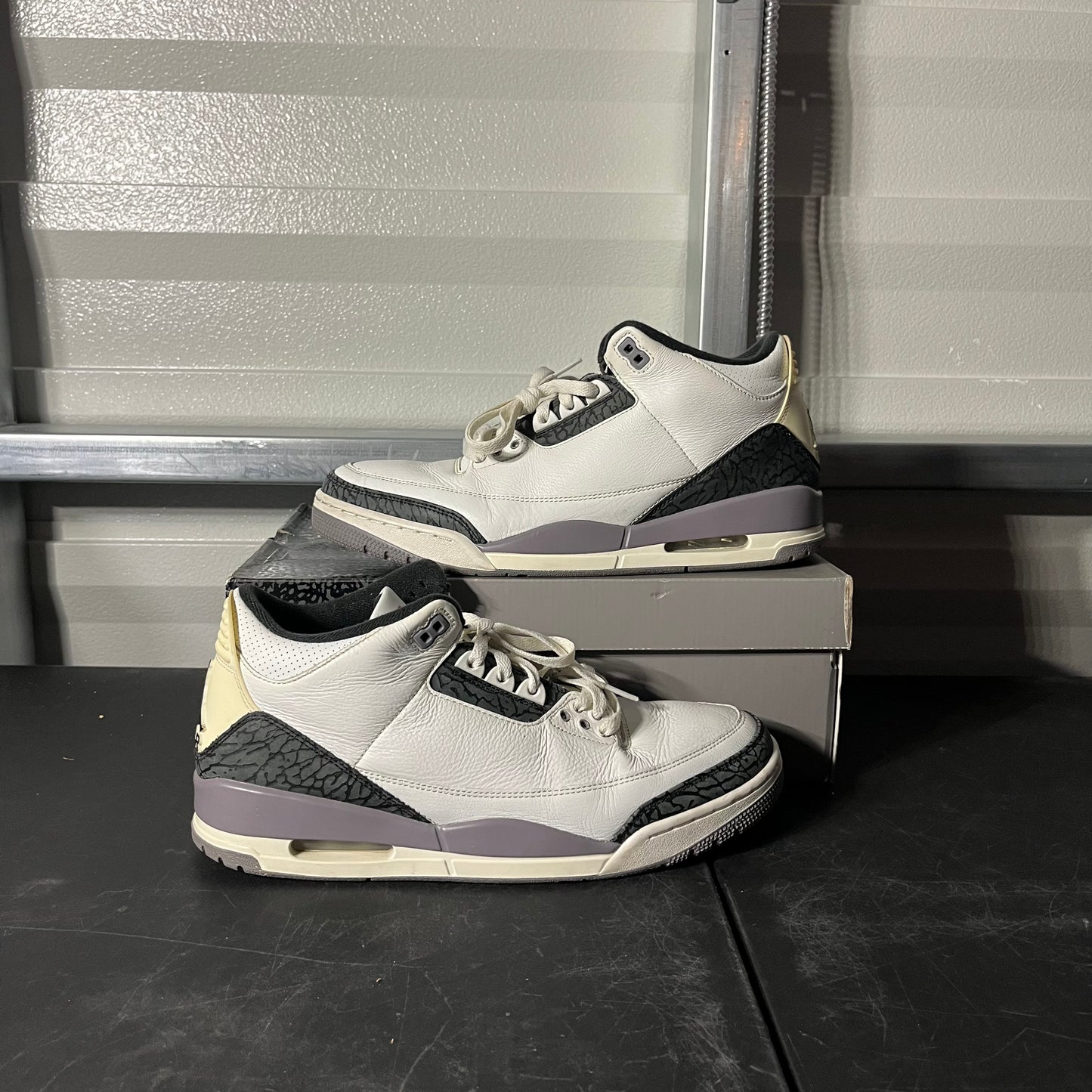 Size 12 - AJ 3 Retro Cement Grey