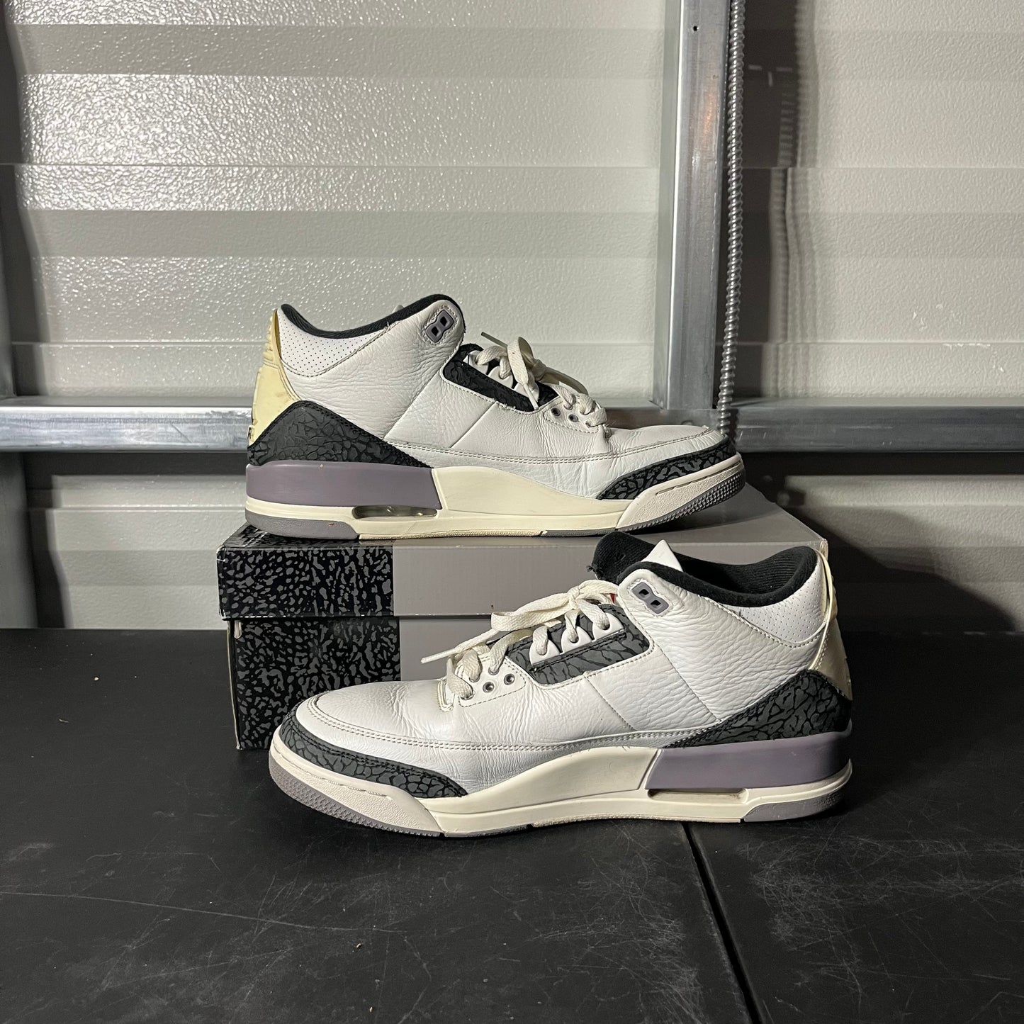 Size 12 - AJ 3 Retro Cement Grey