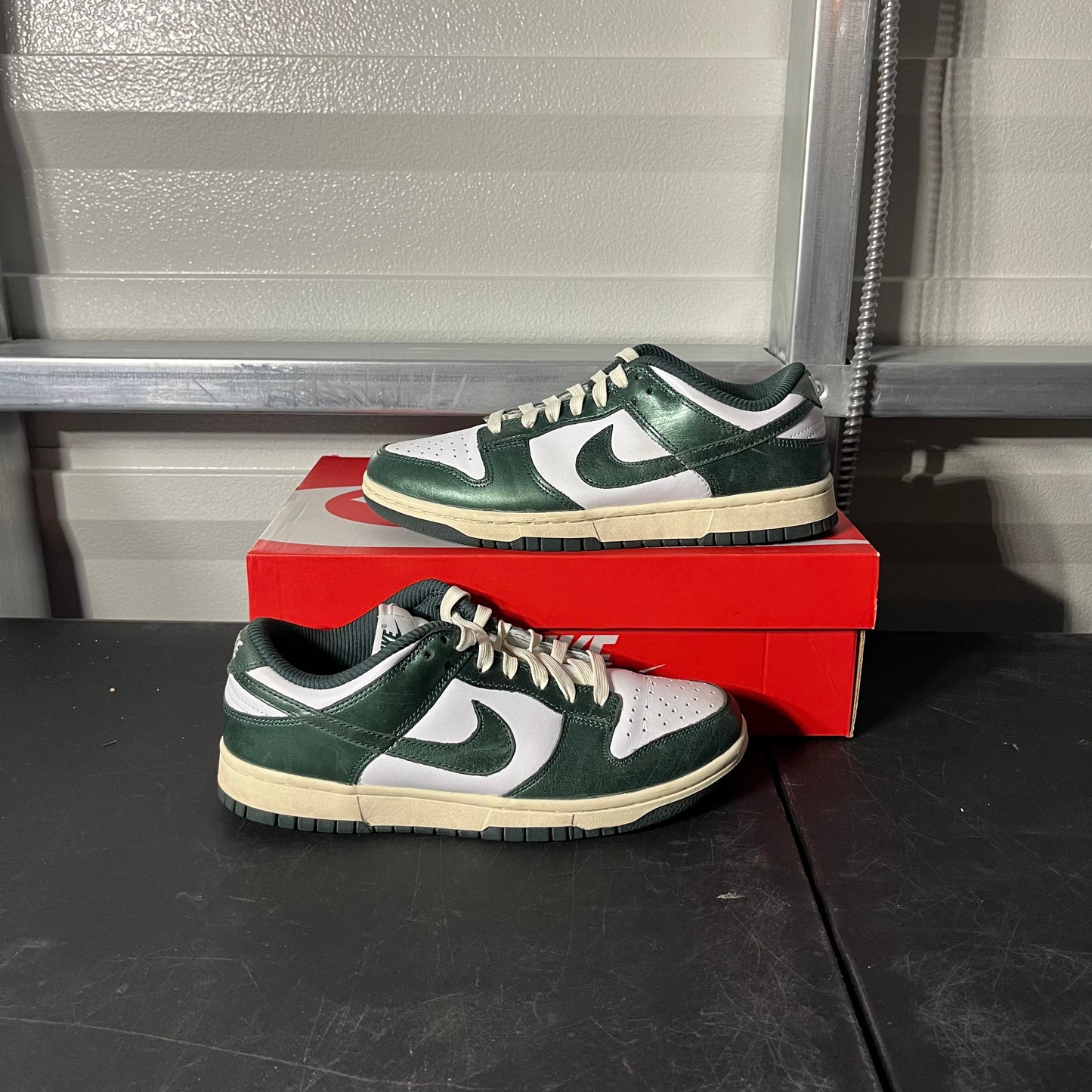 Size 8W - Dunk Low Retro Vintage Green