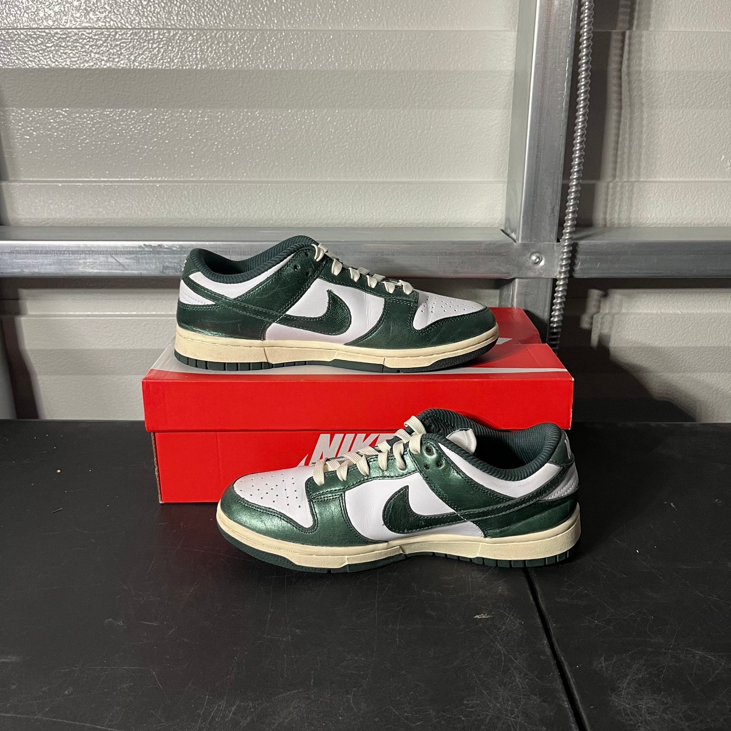 Size 8W - Dunk Low Retro Vintage Green