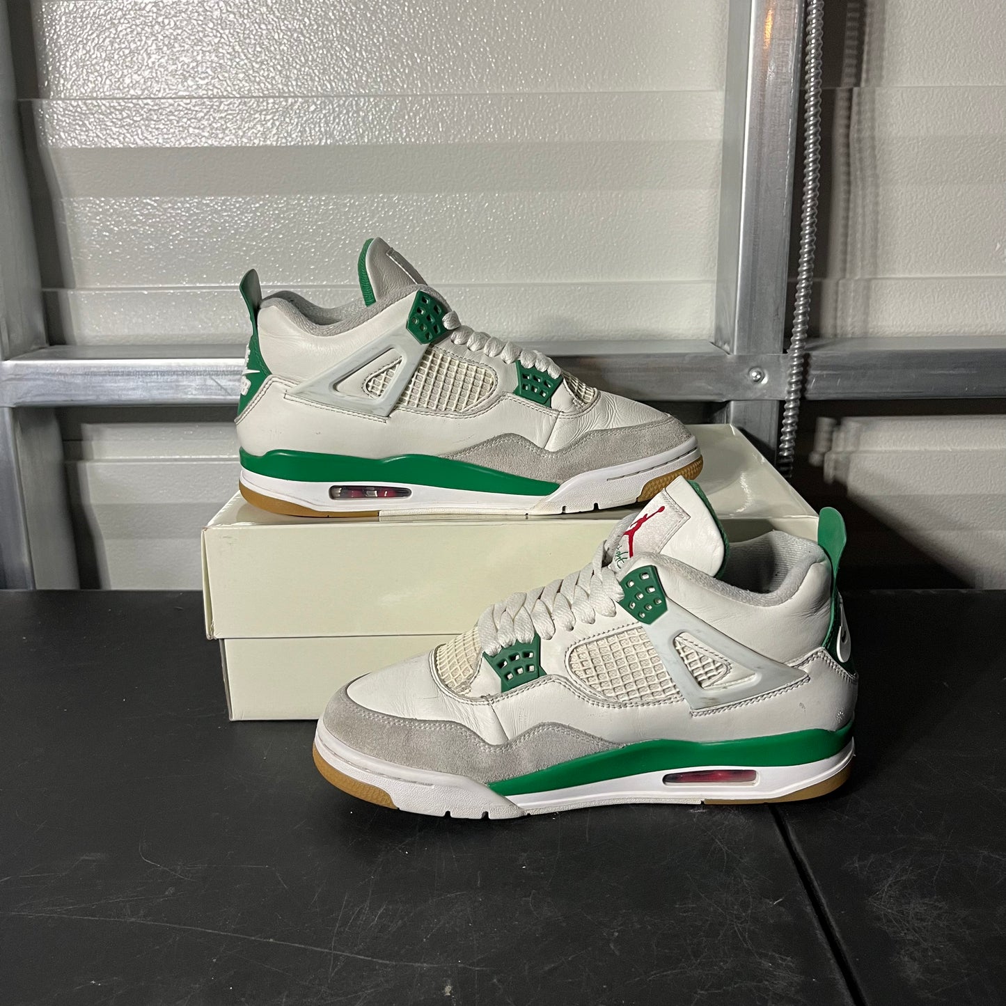Size 8 - AJ 4 Retro SB Pine Green