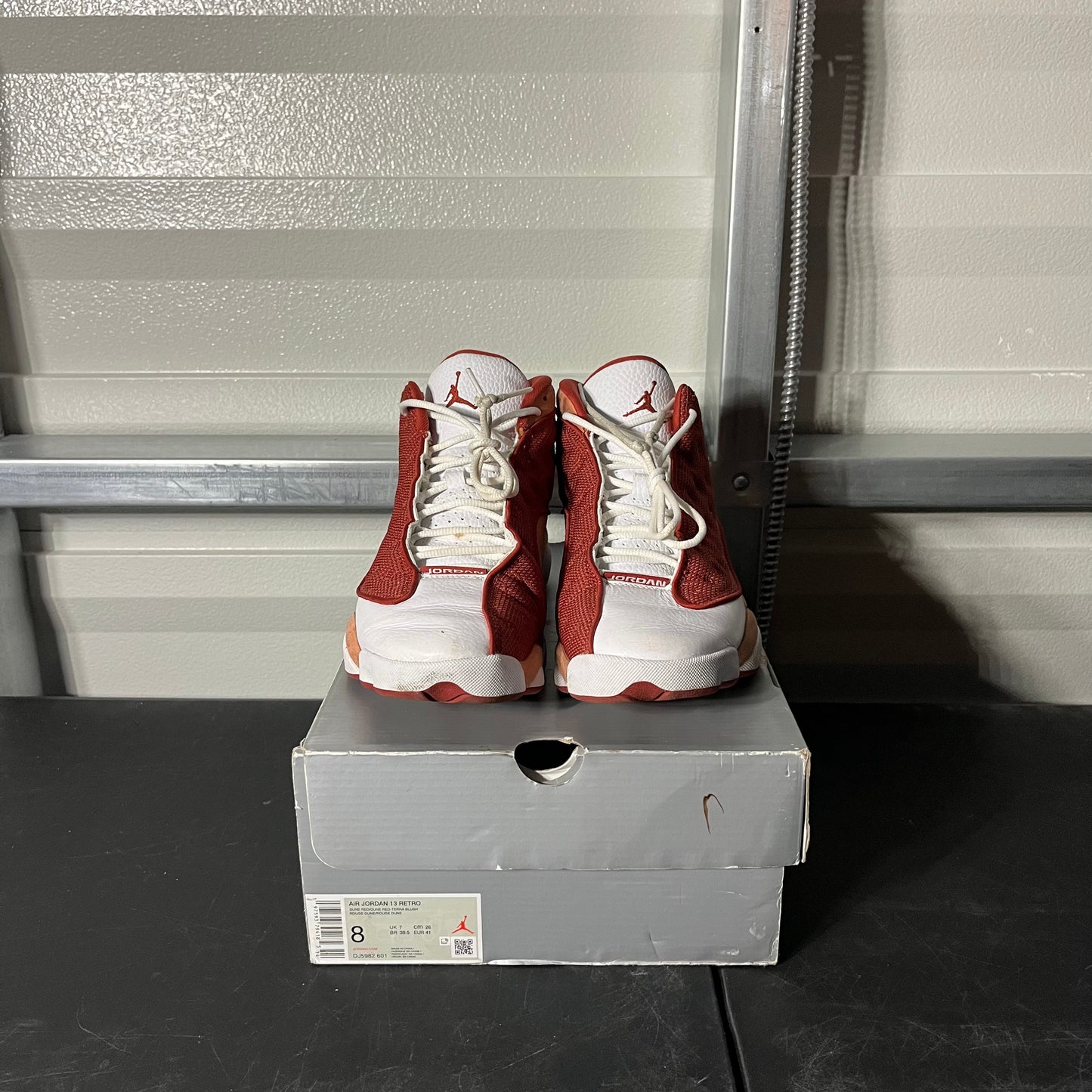 Size 8 - AJ 13 Retro Dune Red