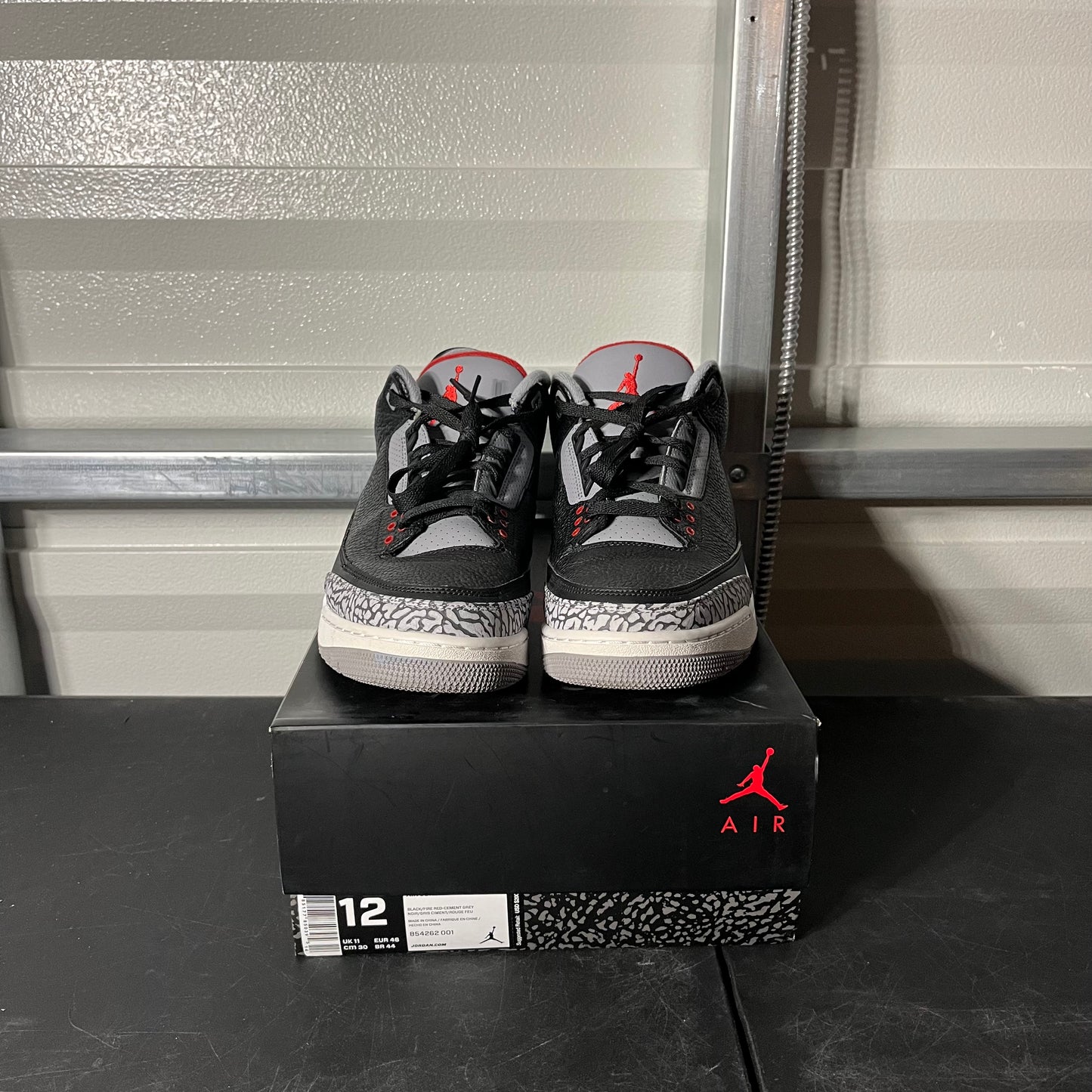 Size 12 - AJ 3 Retro Black Cement