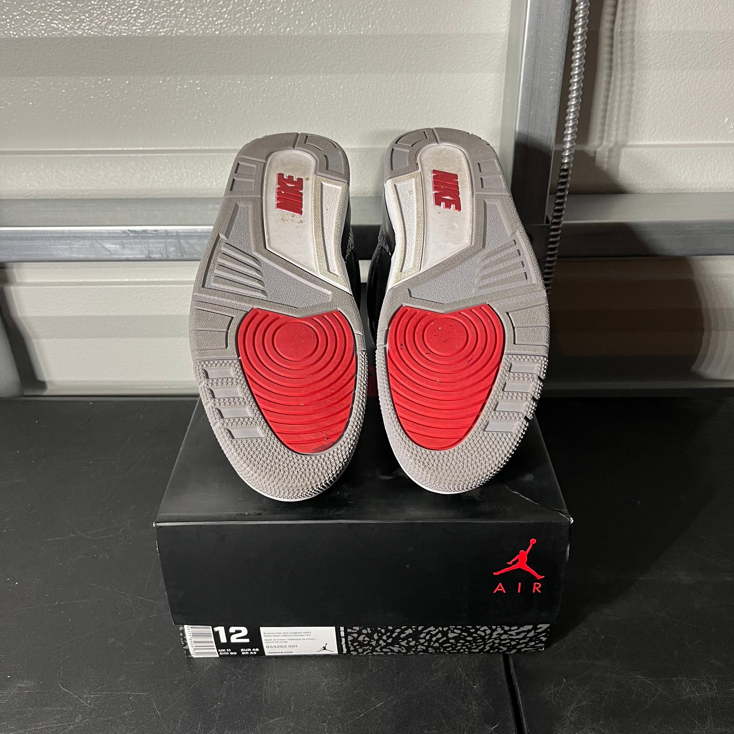 Size 12 - AJ 3 Retro Black Cement