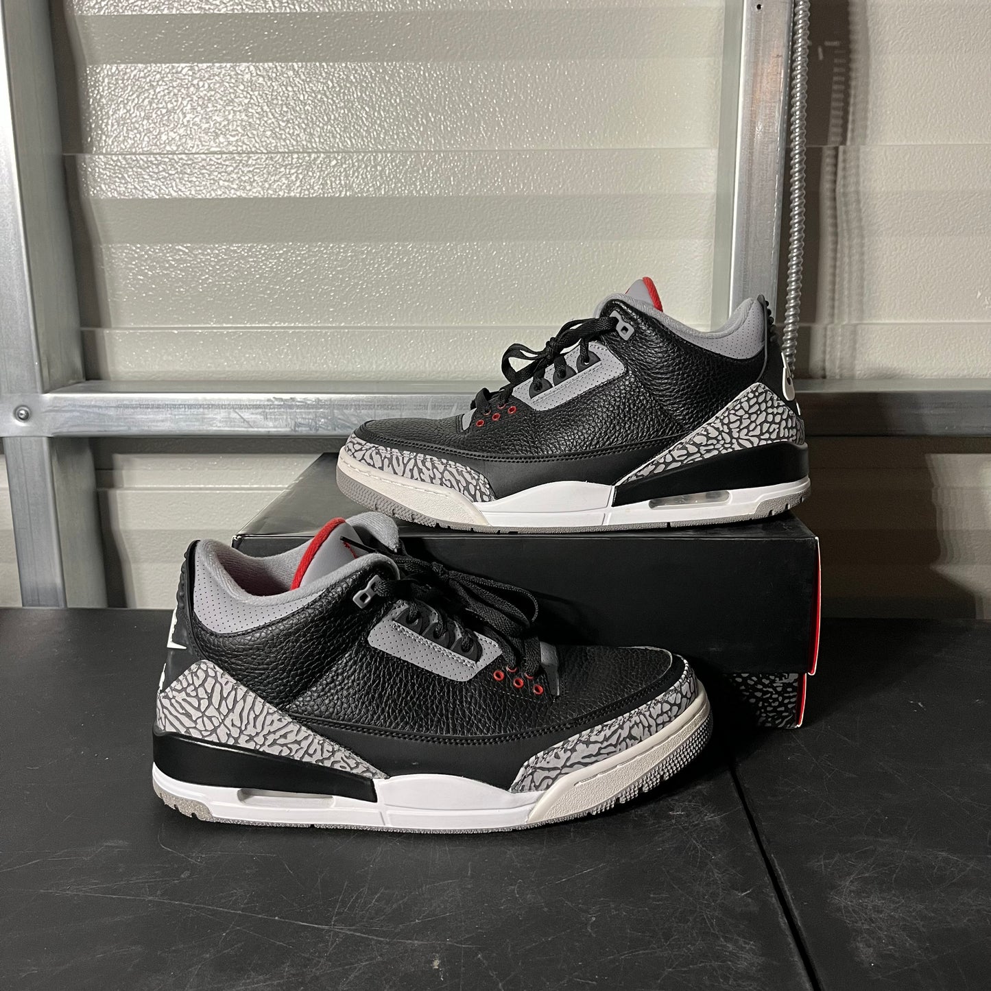 Size 12 - AJ 3 Retro Black Cement