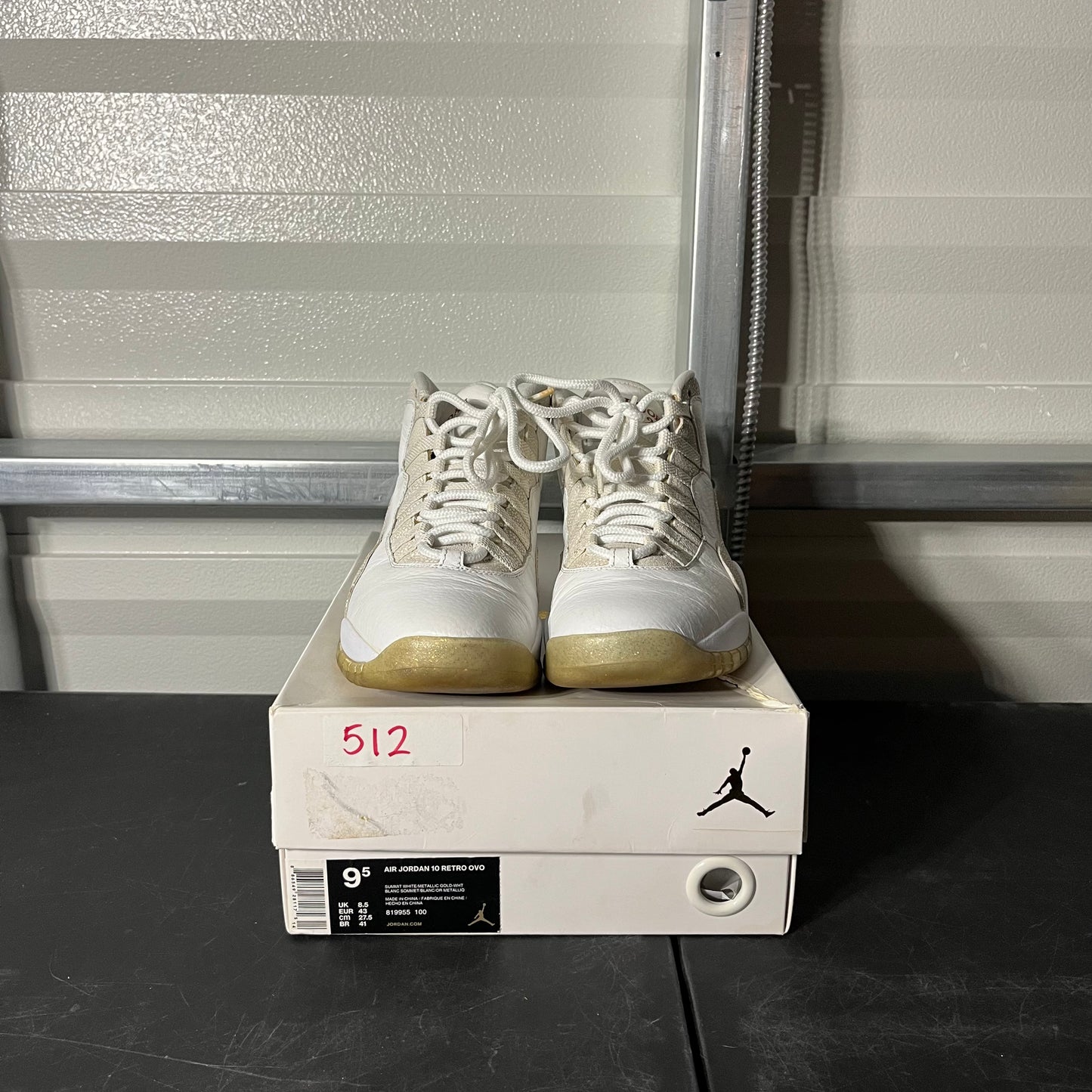 Size 9.5 - AJ 10 Retro OVO White