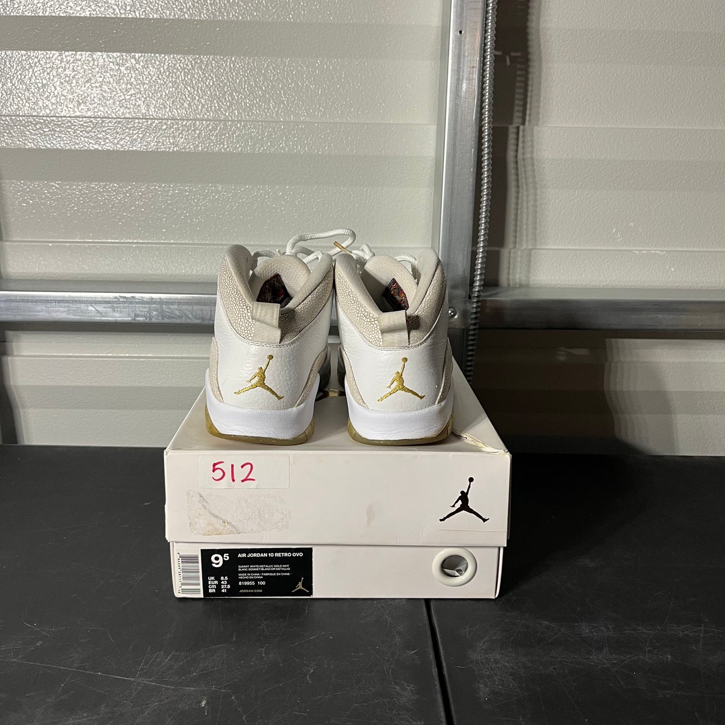Size 9.5 - AJ 10 Retro OVO White