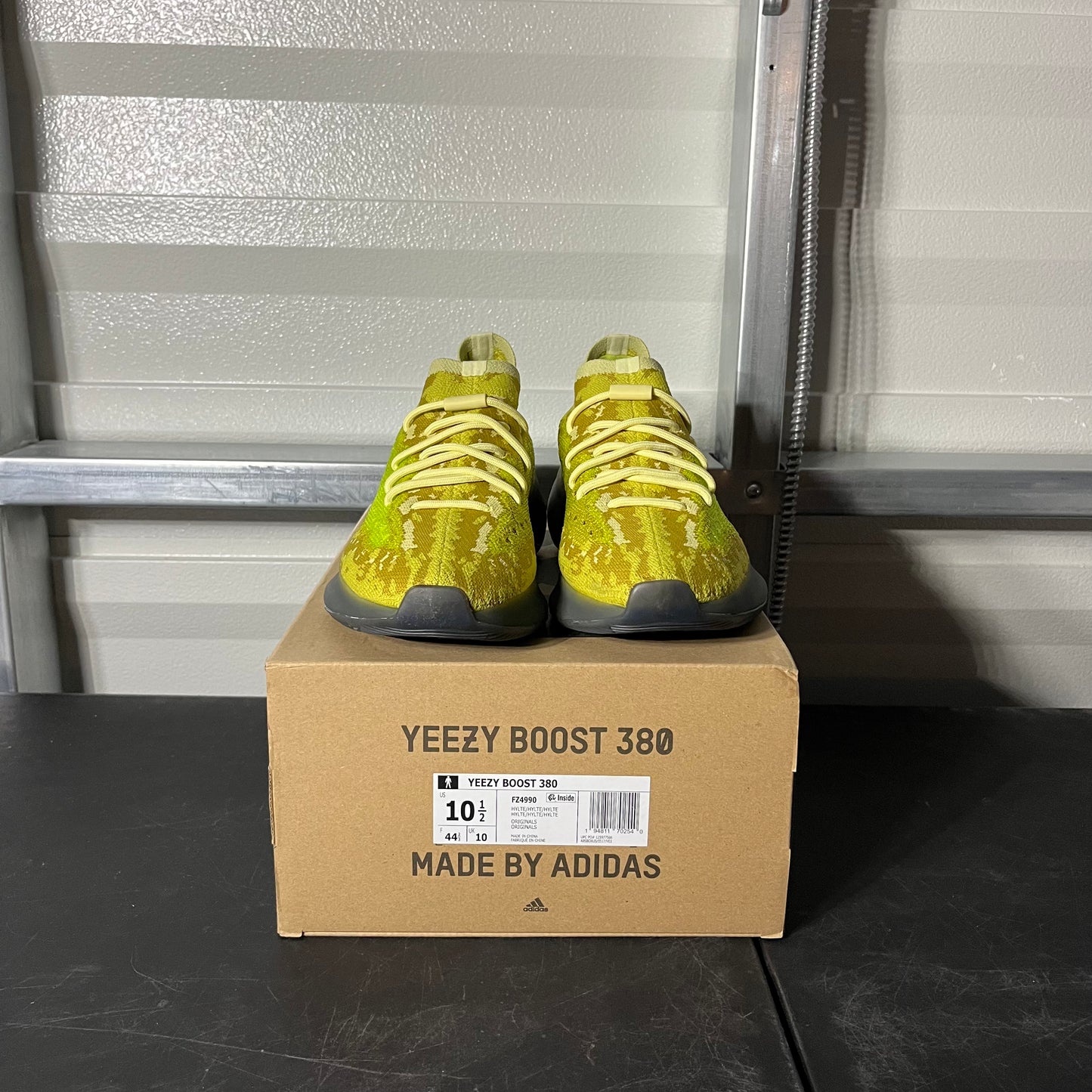 Size 10.5 - YZY Boost 380 Hylte Glow