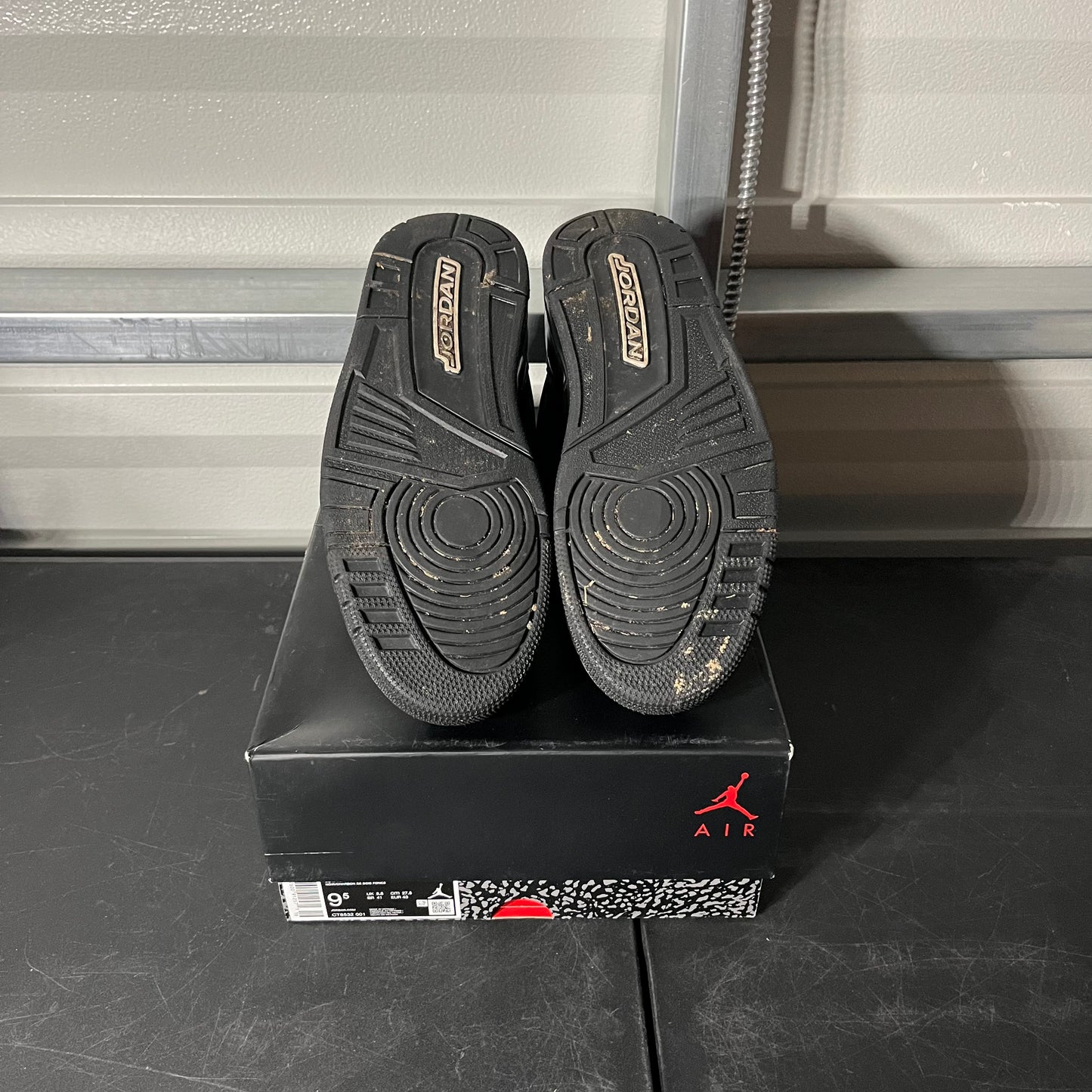 Size 9.5 - AJ 3 Retro Black Cat
