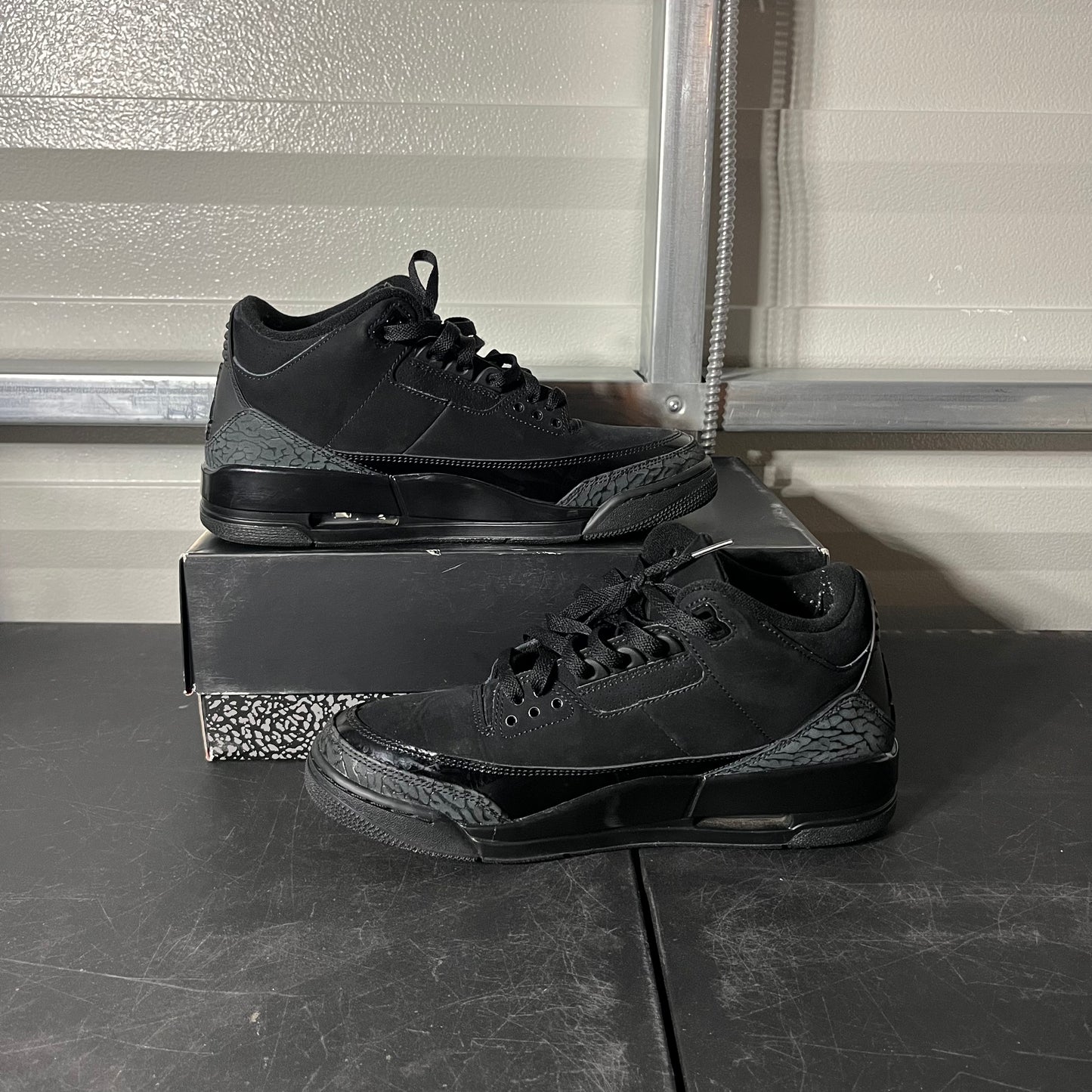 Size 9.5 - AJ 3 Retro Black Cat