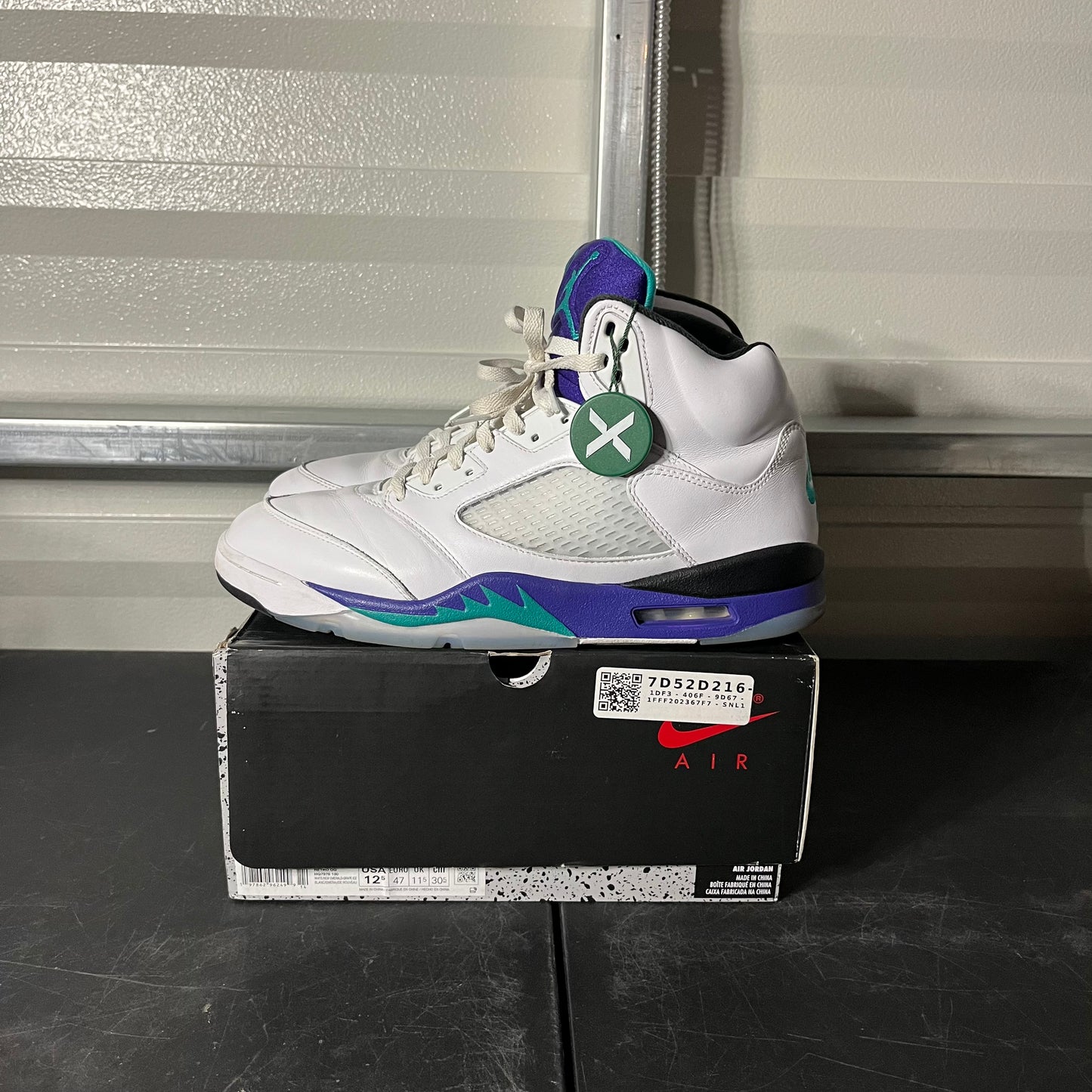 Size 12.5 - AJ 5 Retro Grape