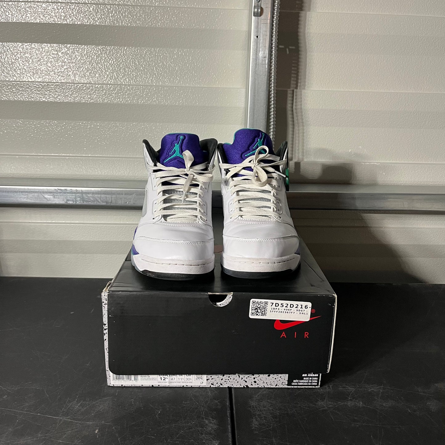 Size 12.5 - AJ 5 Retro Grape