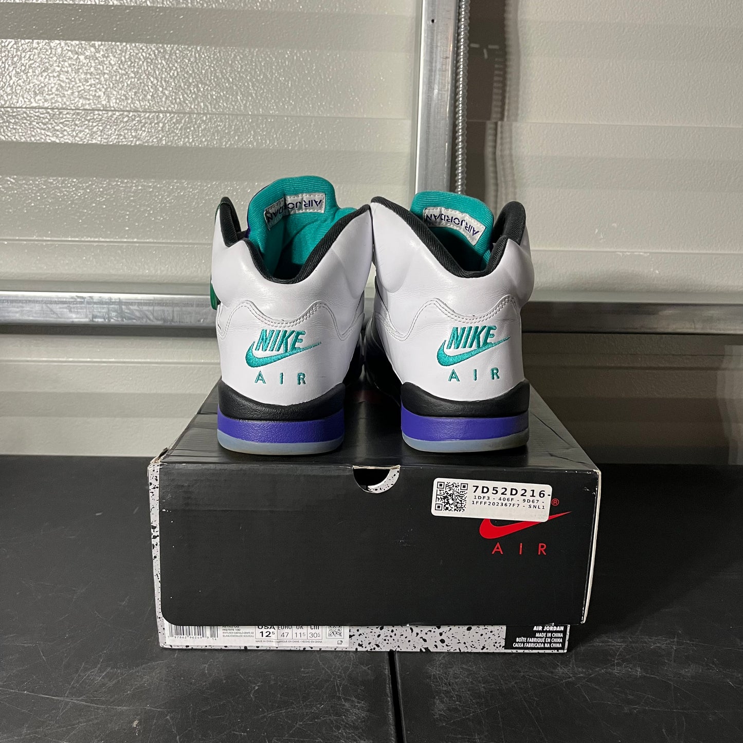 Size 12.5 - AJ 5 Retro Grape